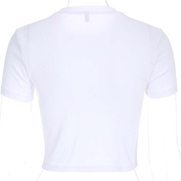 NEW With Tag | Blogger Fav Cotton Crop Top White M - Picture 5 of 8